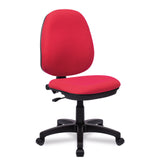 Nautilus Designs Java 100 Medium Back Single Lever Fabric Operator Office Chair Without Arms Red - BCF/I300/RD DD